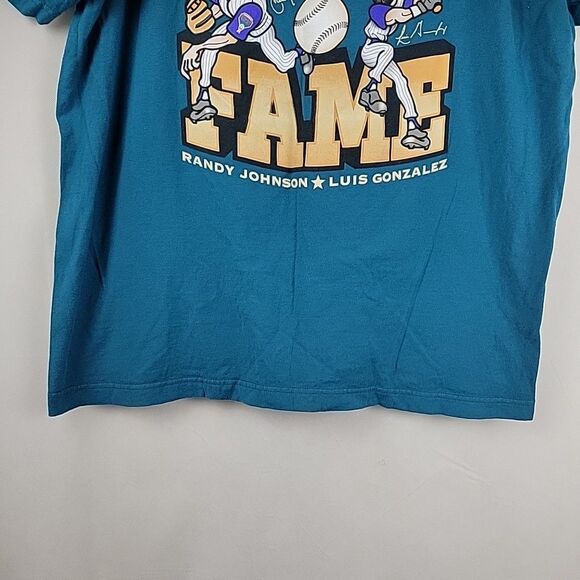 Arizona Diamondbacks Hall Of Fame T-shirt Mens XL Randy Johnson Luis Gonzalez - Picture 6 of 9